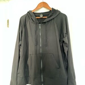 Avia Black Full-Zip Hoodie